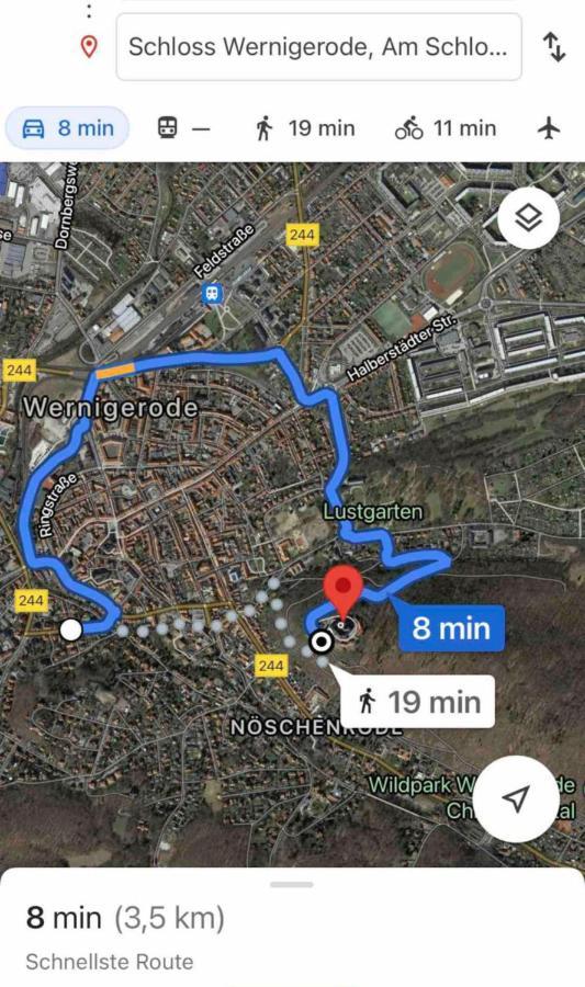 Fewo Schloesschen #Innenstadt#Garten#Ruhige Lage Von Harztraveler Wernigerode Ngoại thất bức ảnh