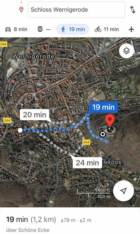 Fewo Schloesschen #Innenstadt#Garten#Ruhige Lage Von Harztraveler Wernigerode Ngoại thất bức ảnh